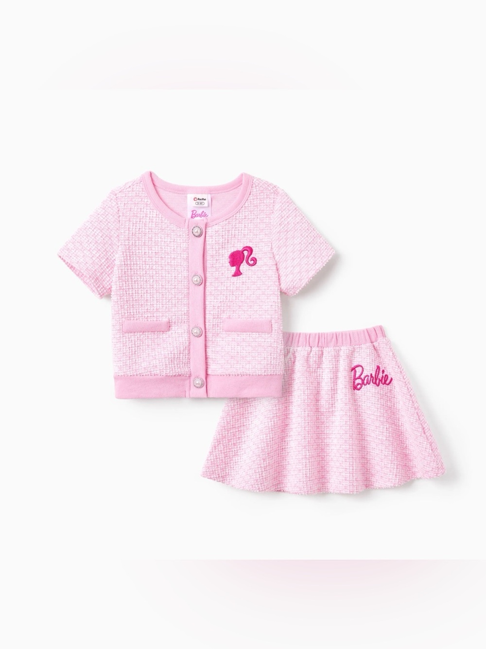 PatPat Barbie Pink Toddler Set